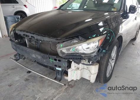 2014 Infiniti Q50 Premium z USA, uszkodzony, nr VIN JN1BV7APXEM688557